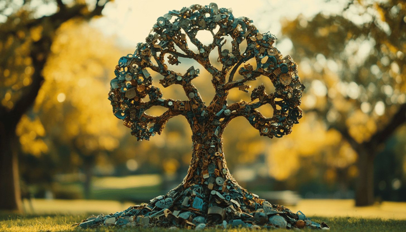 Art - L'engouement pour les œuvres d'art faites à partir de matériaux recyclés perspective écologique